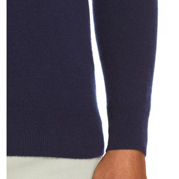 The Men's Store Navy Blue Merino Wool Crewneck Sweater - 100% Exclusive In Navy - Picture 5 of 5